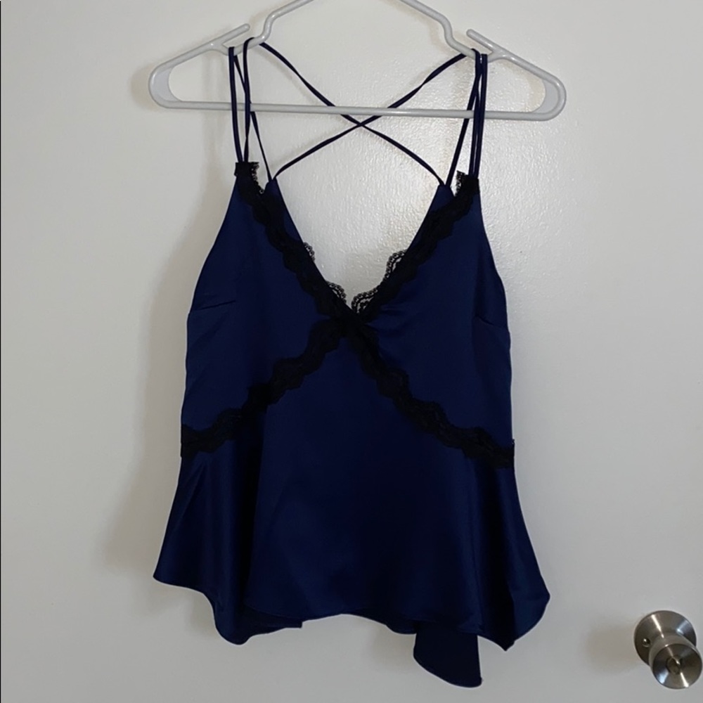 Navy blue top